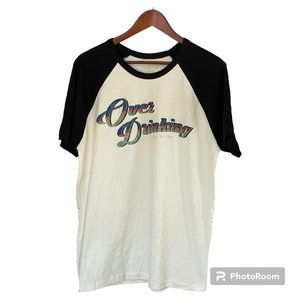 Little Big Town Official Over Drinking Graphic Raglan T-Shirt Unisex L 2019 Tour